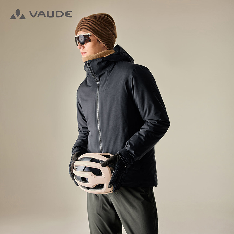 VAUDE巍德133克P棉保暖软壳冲锋衣防水防风防静电户外男女外套