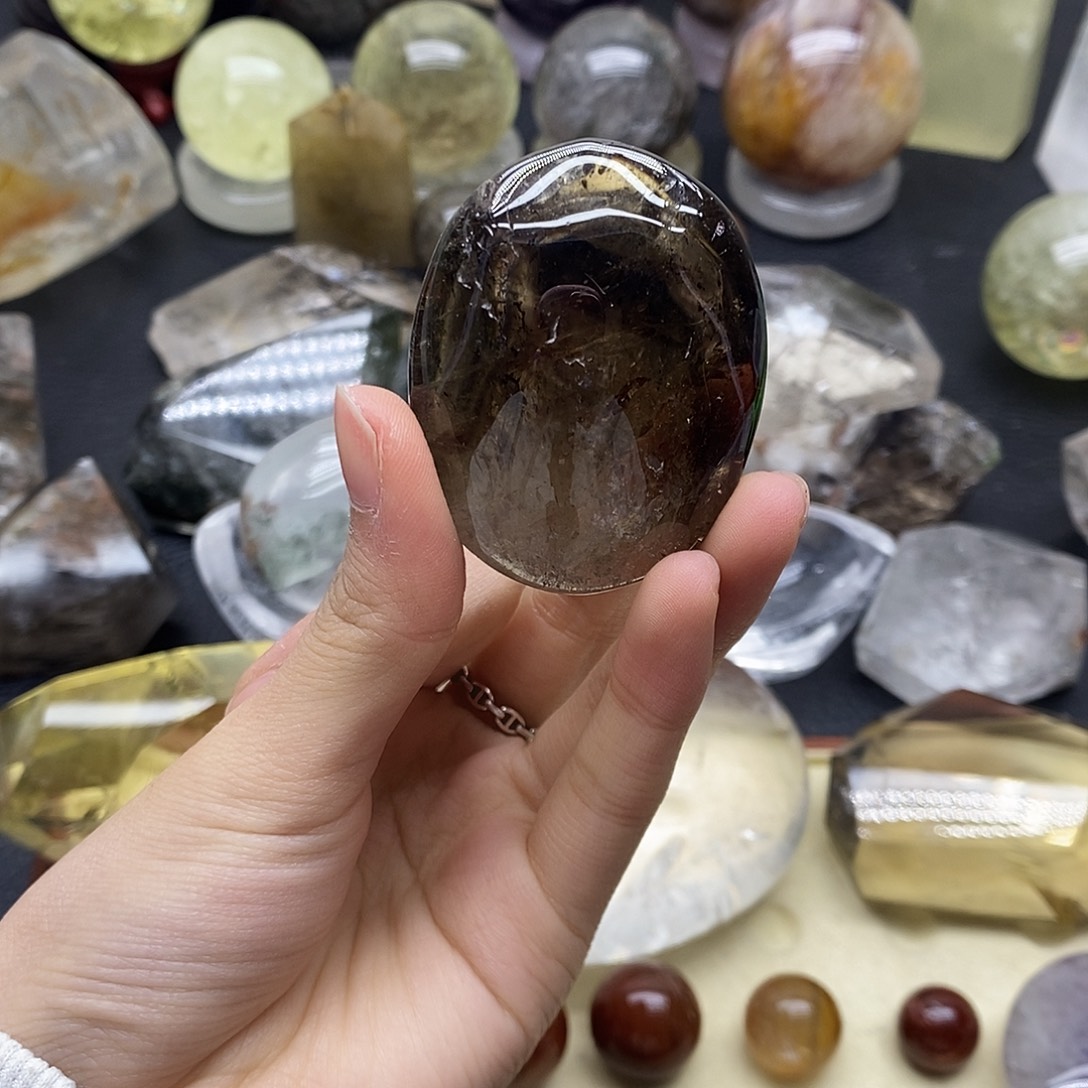 水晶未镶嵌珠宝半成品105水晶石