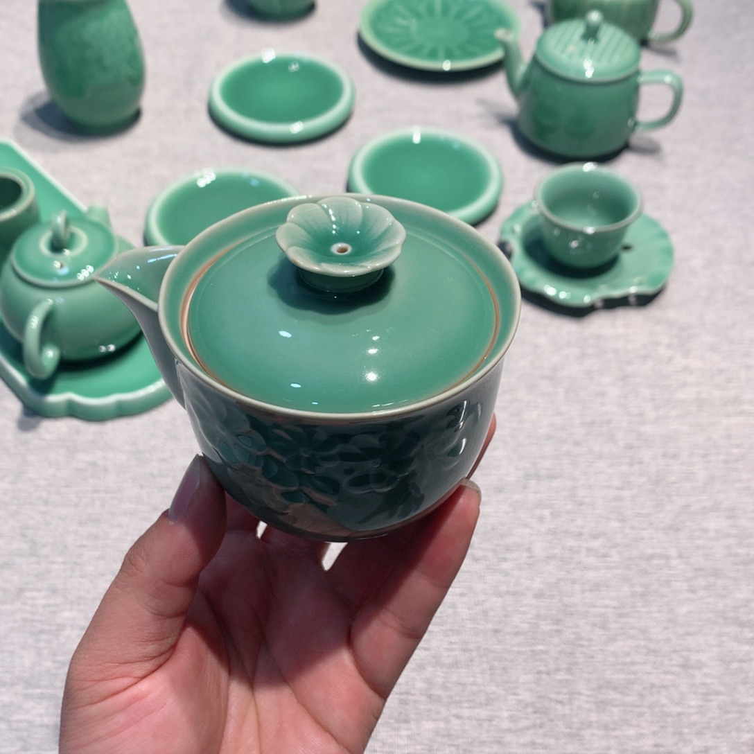 青****余龙泉青瓷茶具茶壶