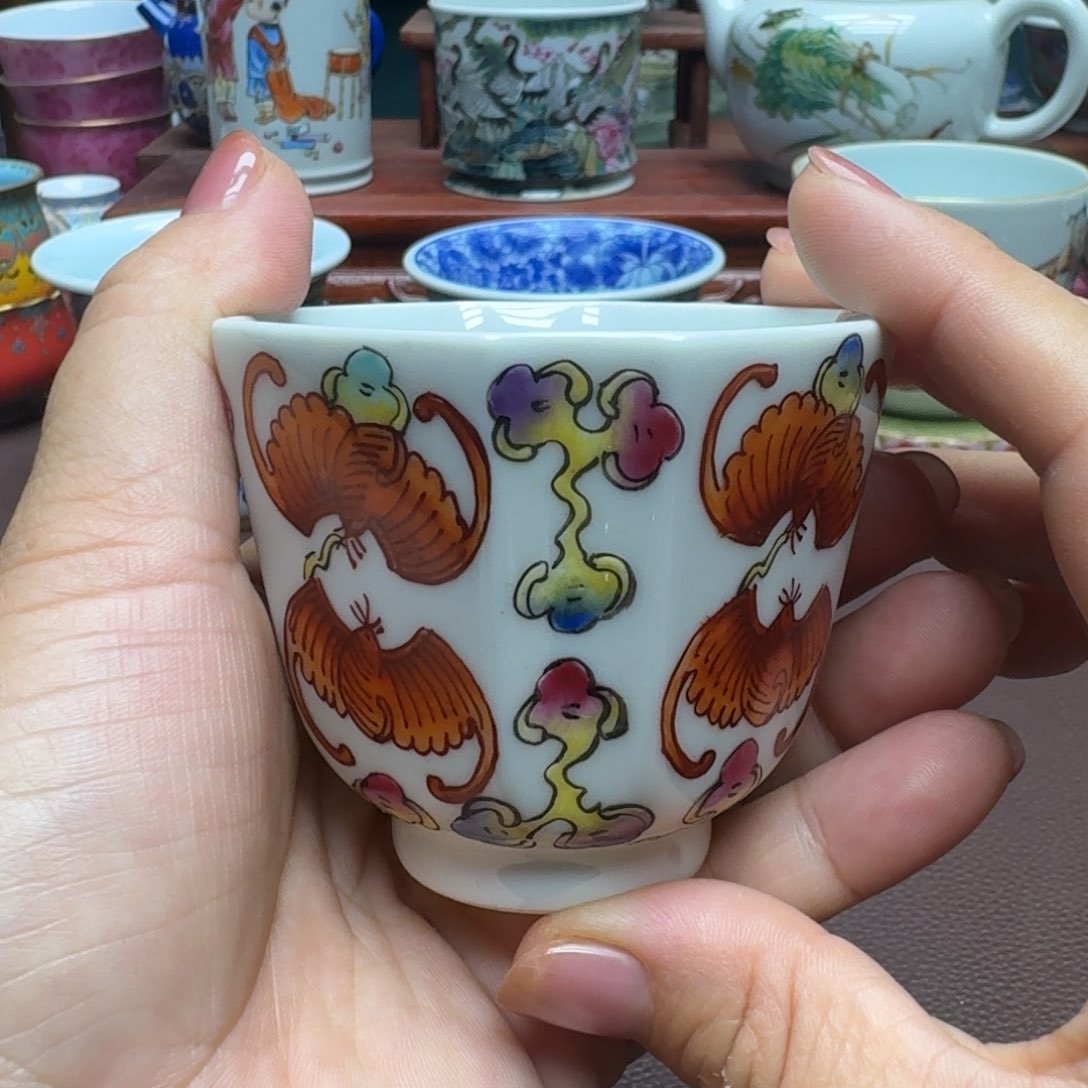 瓷片景德镇仿古手工制作精品展示