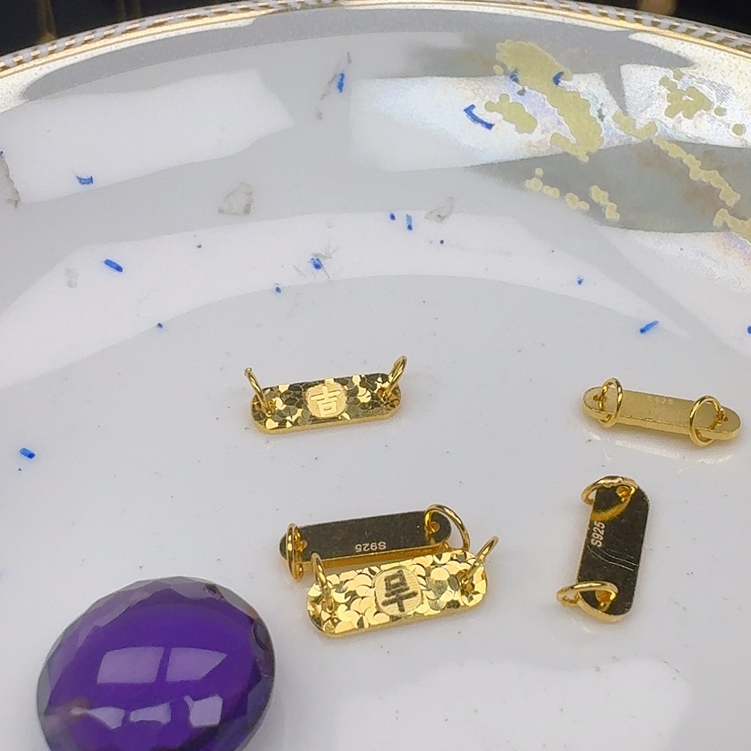 颈饰银S925镶嵌紫晶紫水晶925镶嵌14