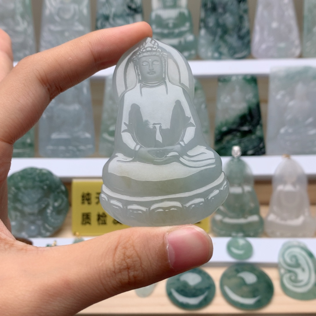 ꧁***꧂翡翠未镶嵌吊坠(不含链)素衣