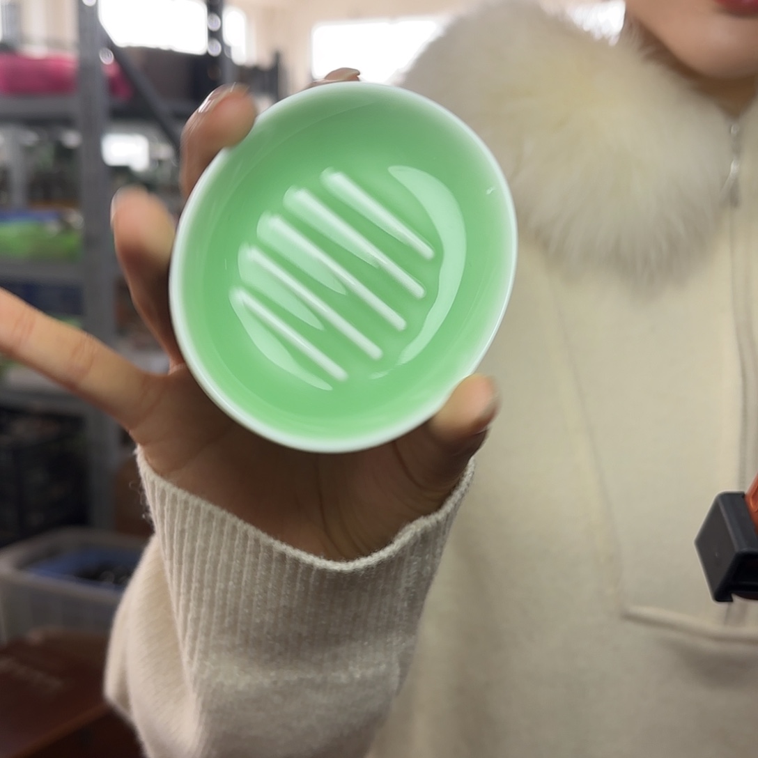 龙泉云间青瓷小米茶器