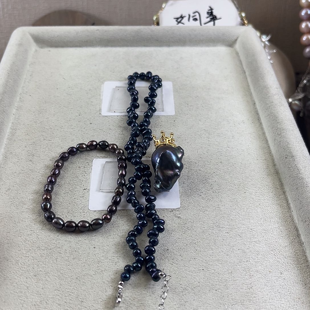 淡水珍珠套链未镶嵌【纯恬】