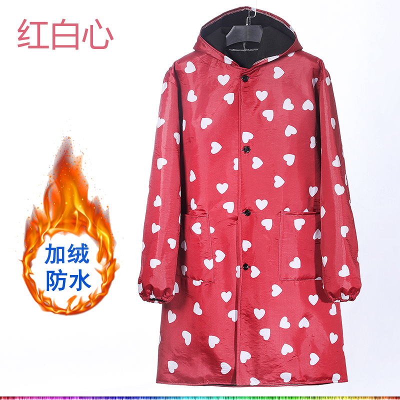 大褂外穿长款罩衣男女工作服男士养殖搬运蓝大褂防水加绒