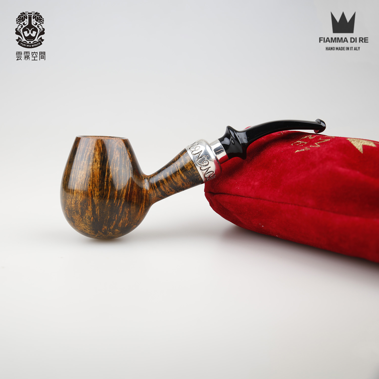 意大利进口火焰王烟斗石楠木烟斗男士3mm石楠木烟具手工烟斗