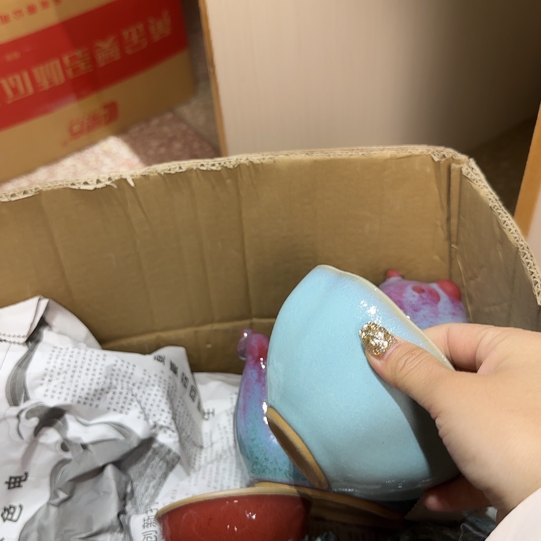 陶摆件郑家钧窑摆件