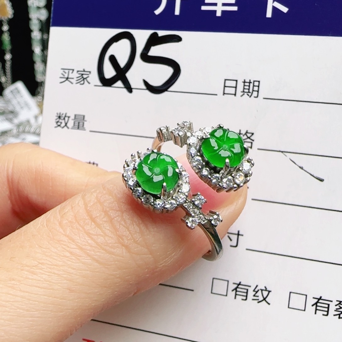 银S925镶嵌手链翡翠