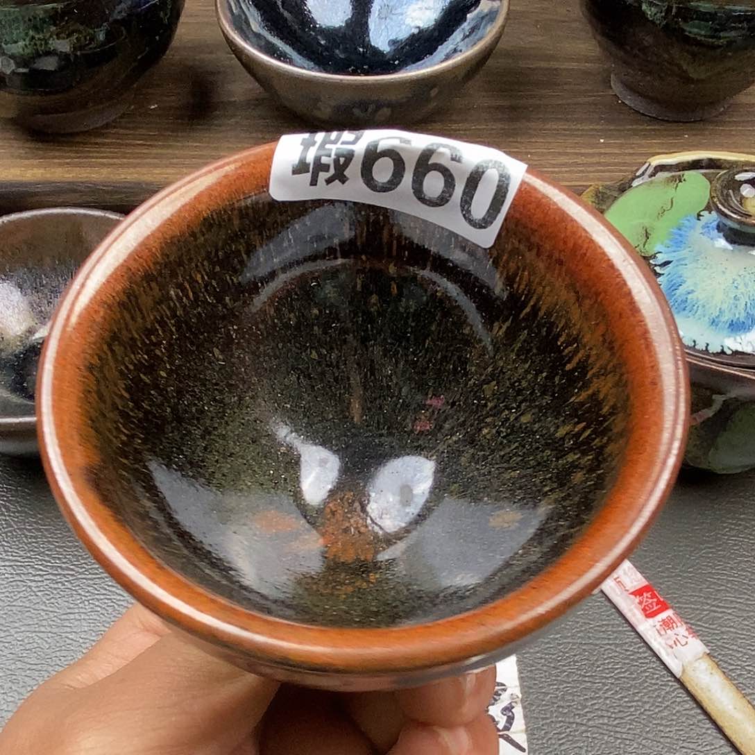 茶盏微瑕建盏主人杯子