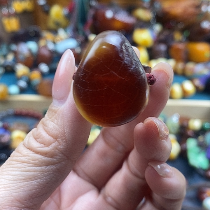 金***叶蜜蜡未镶嵌戒指戒指