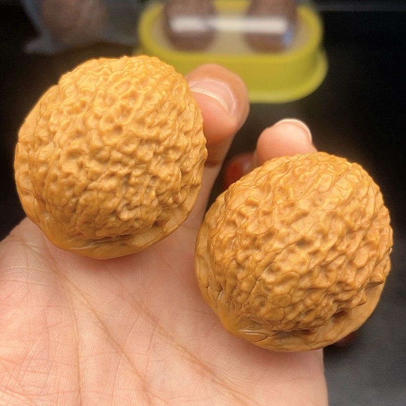 【闪购商品】把件文玩核桃40尺密纹狮子头50.5克