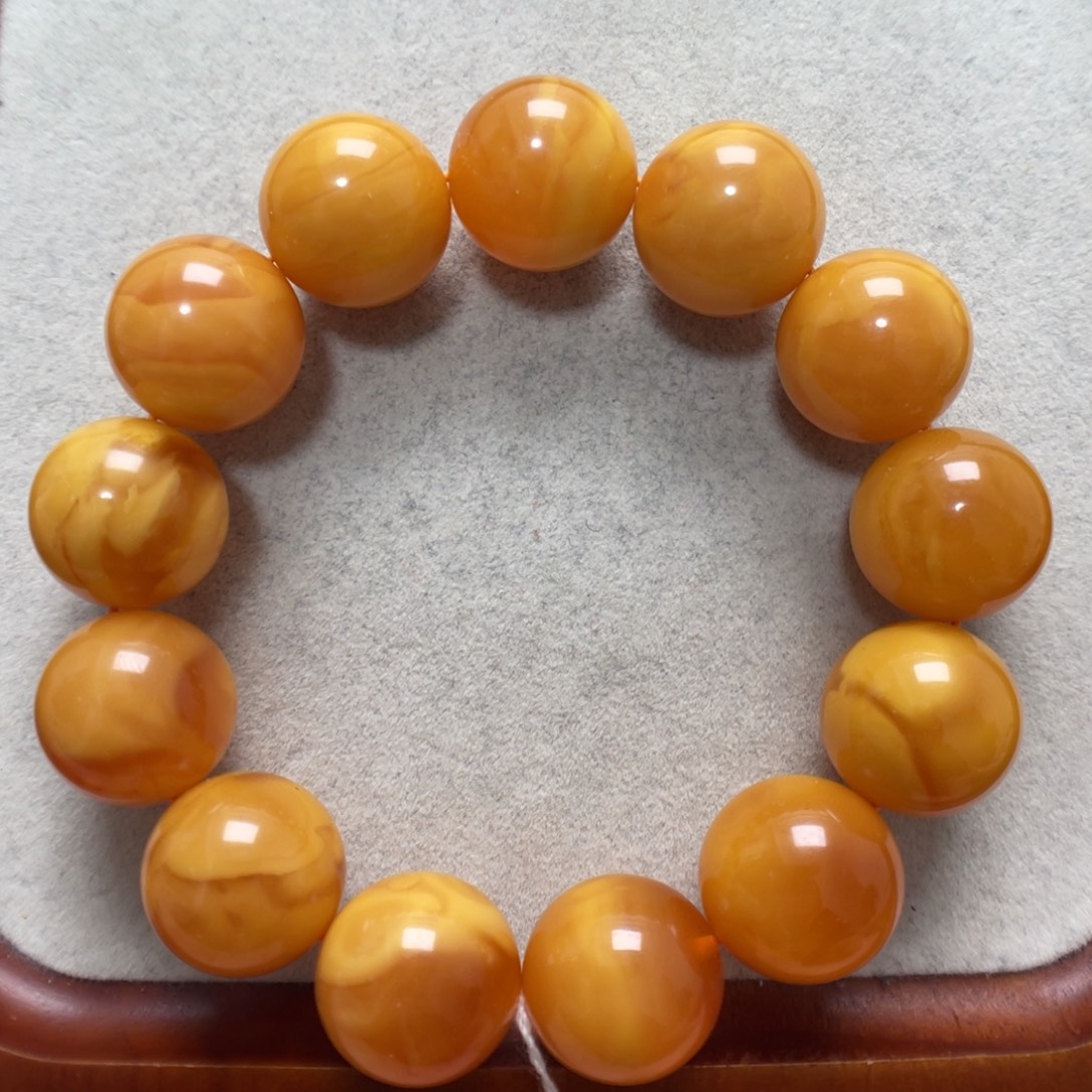 蜜蜡未镶嵌手串蜜蜡