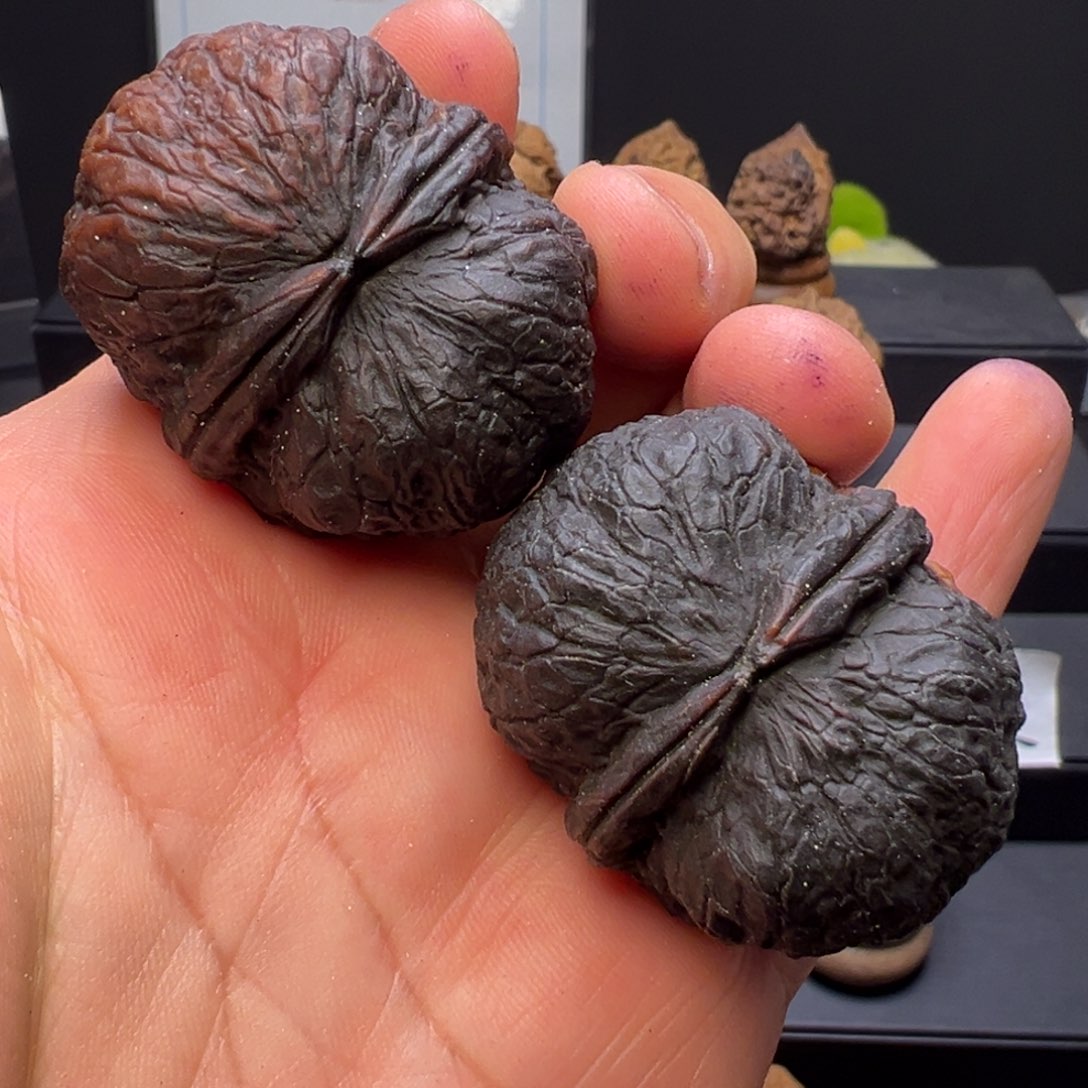 吊坠文玩核桃秦权42mm