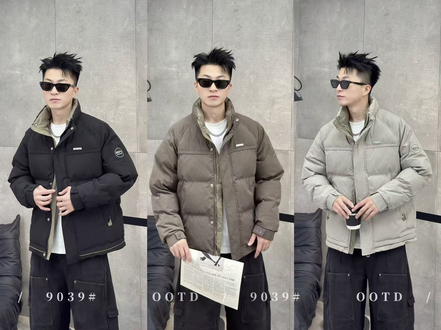 「品牌撤柜」2025冬季新款潮流百搭加厚保暖时尚百搭保暖外套-9000