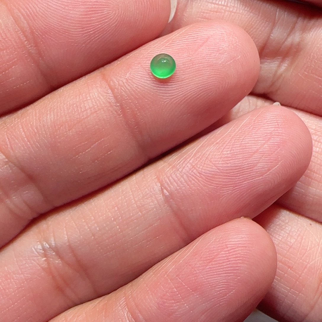 蓉***定制翡翠未镶嵌天然翡翠蛋面