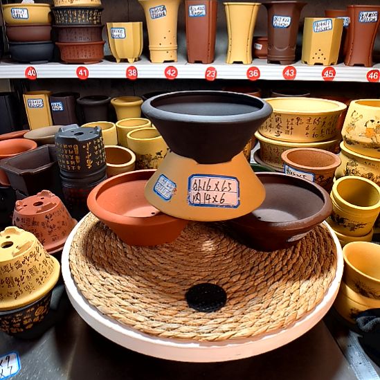 宜兴紫砂花盆13565