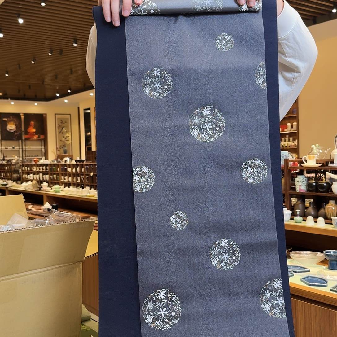 茶道配件灰纱一米八