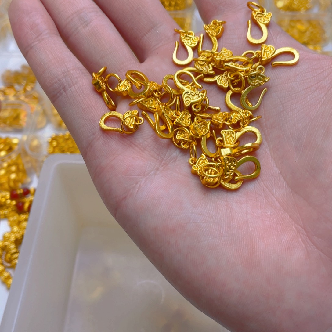 锆石铜合金小龙挂钩3颗