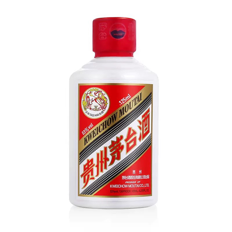 KWEICHOW MOUTAI/贵州茅台酒小容量飞天53度125ml