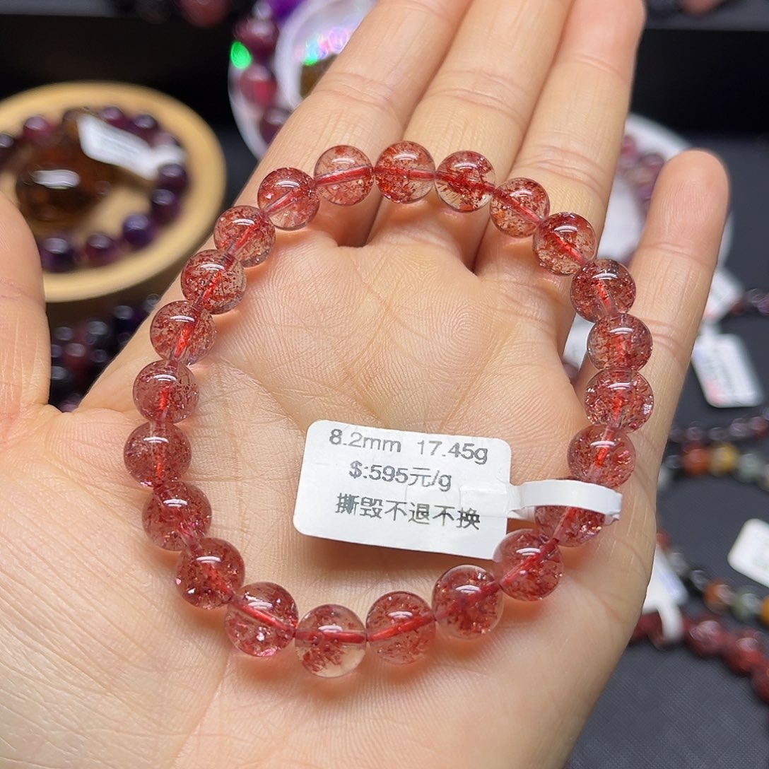 水晶手链未镶嵌大****。