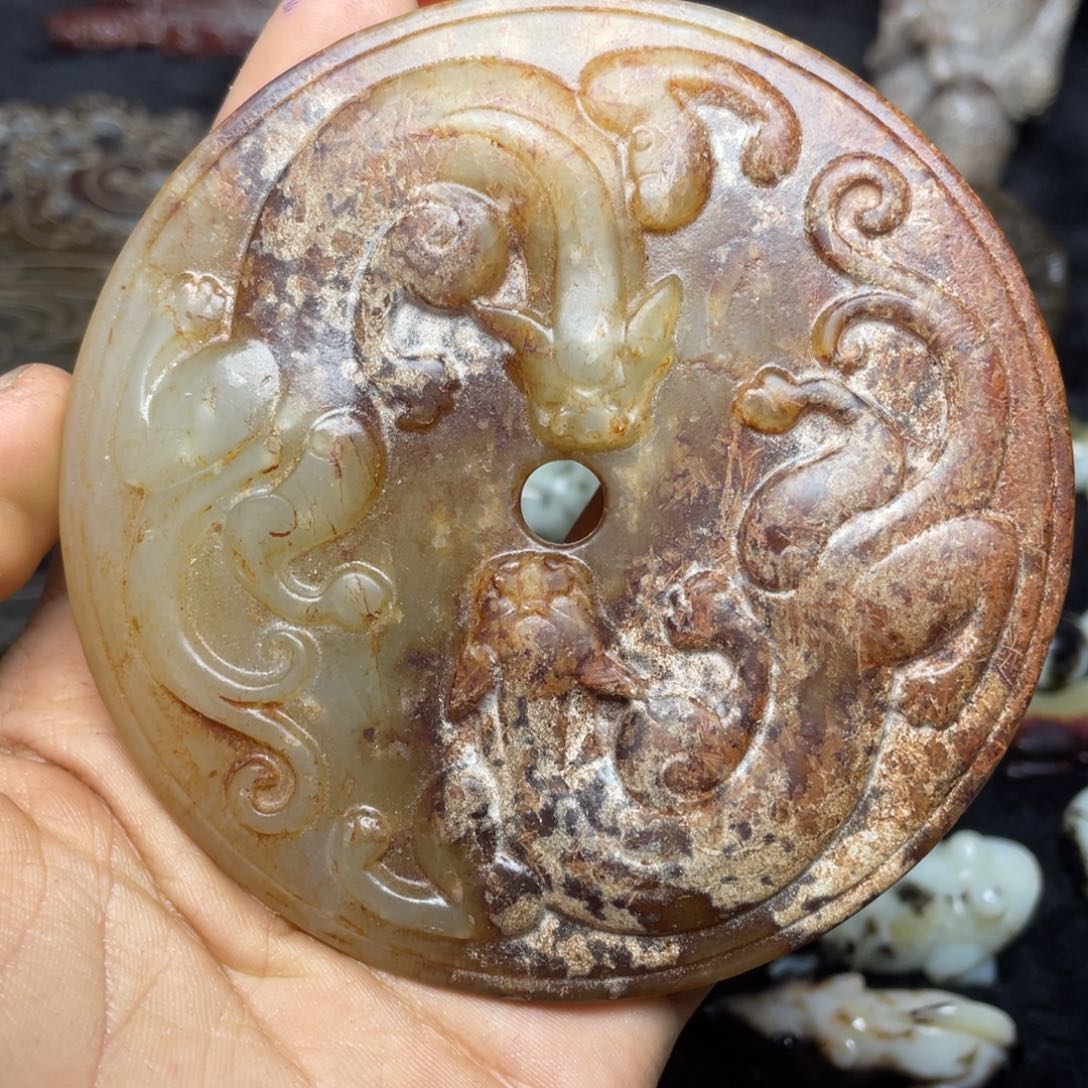 和田玉（糖玉）未镶嵌笔搁