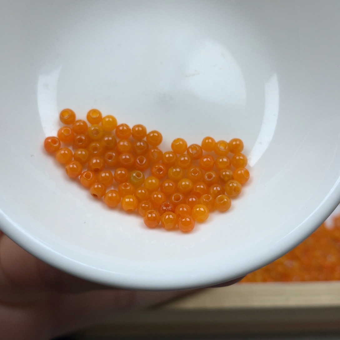 翡翠散珠卡3➕。60颗。单圈量 