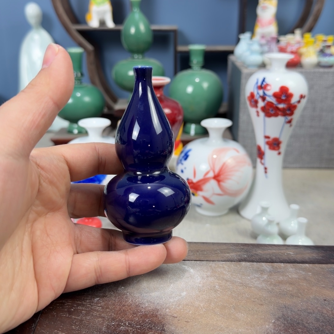 陶瓷手工小花器摆件