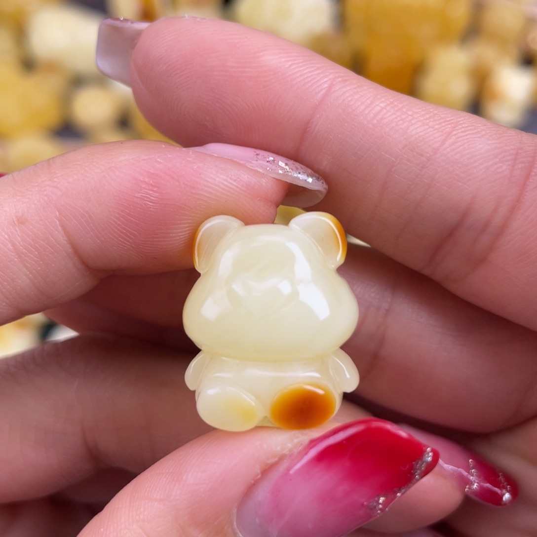 琥珀裸石未镶嵌蜜蜡