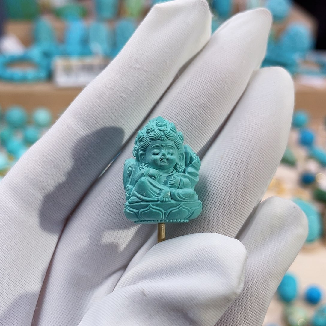 绿松石珠宝奇石未镶嵌