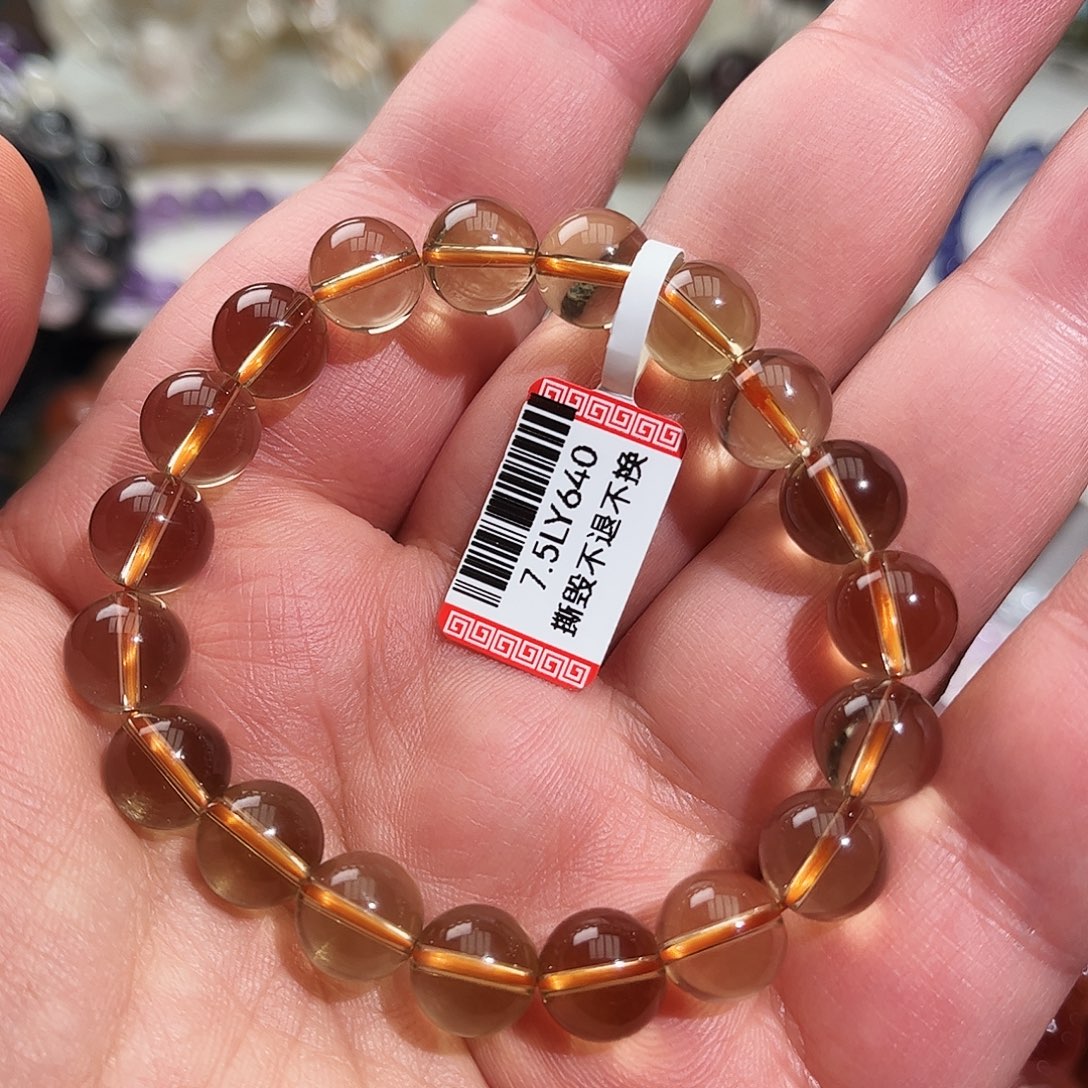 铭***竞手链水晶未镶嵌手链01