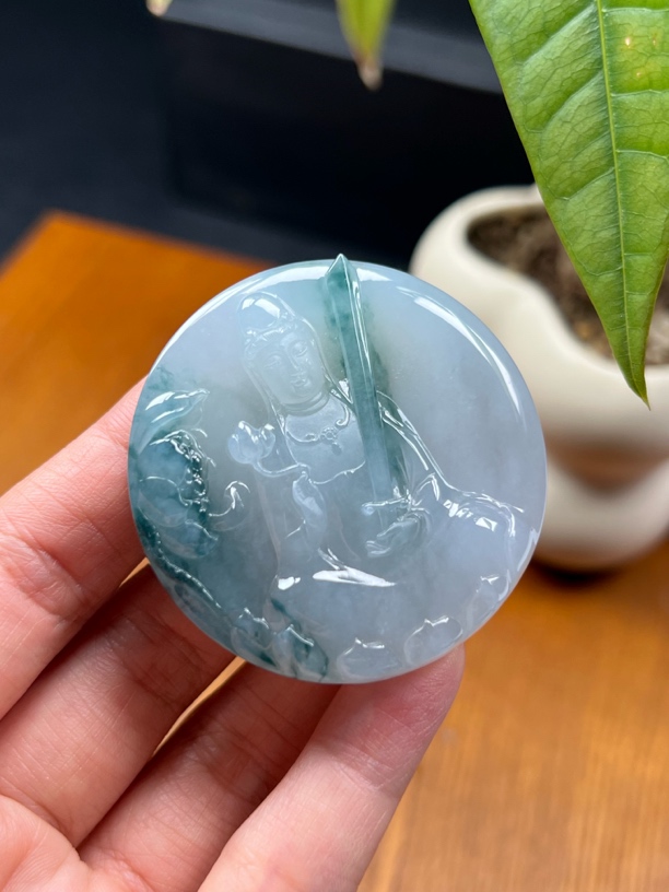 天然缅甸A货翡翠虚空