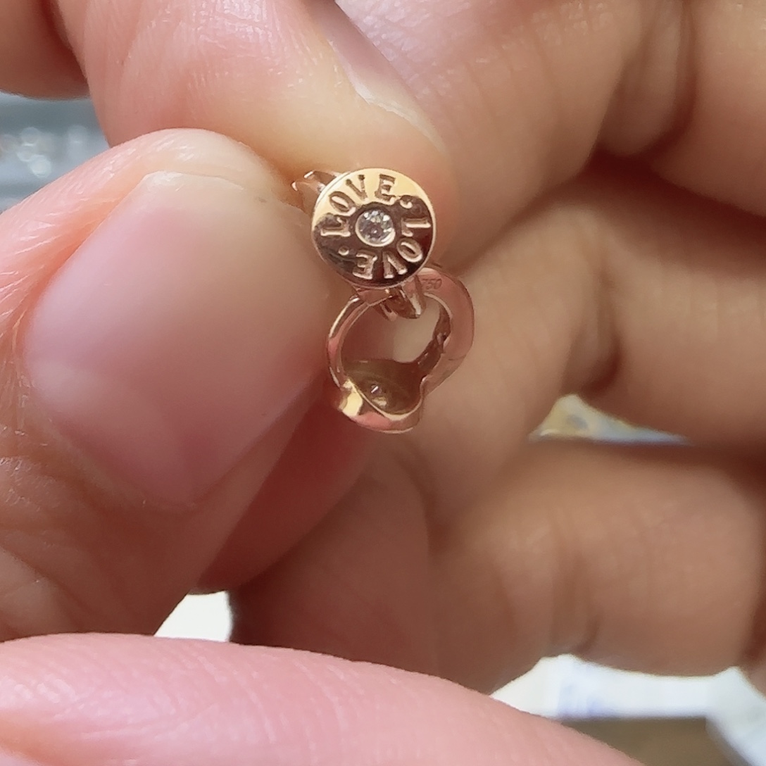 18K金耳饰多样性发货其一