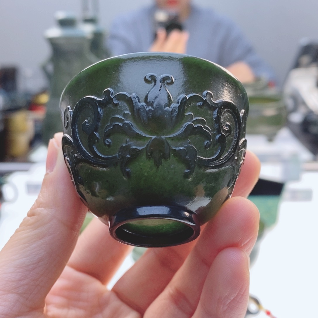 和田玉（青玉）把件未镶嵌
