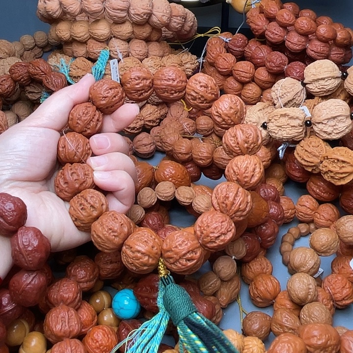 文玩核桃手串珊瑚纹