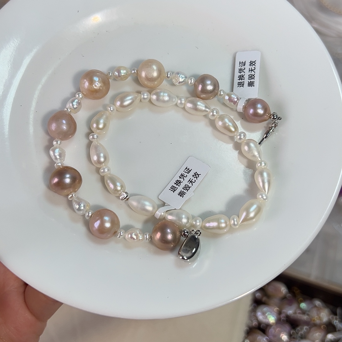 银S925镶嵌淡水珍珠设计款珠宝