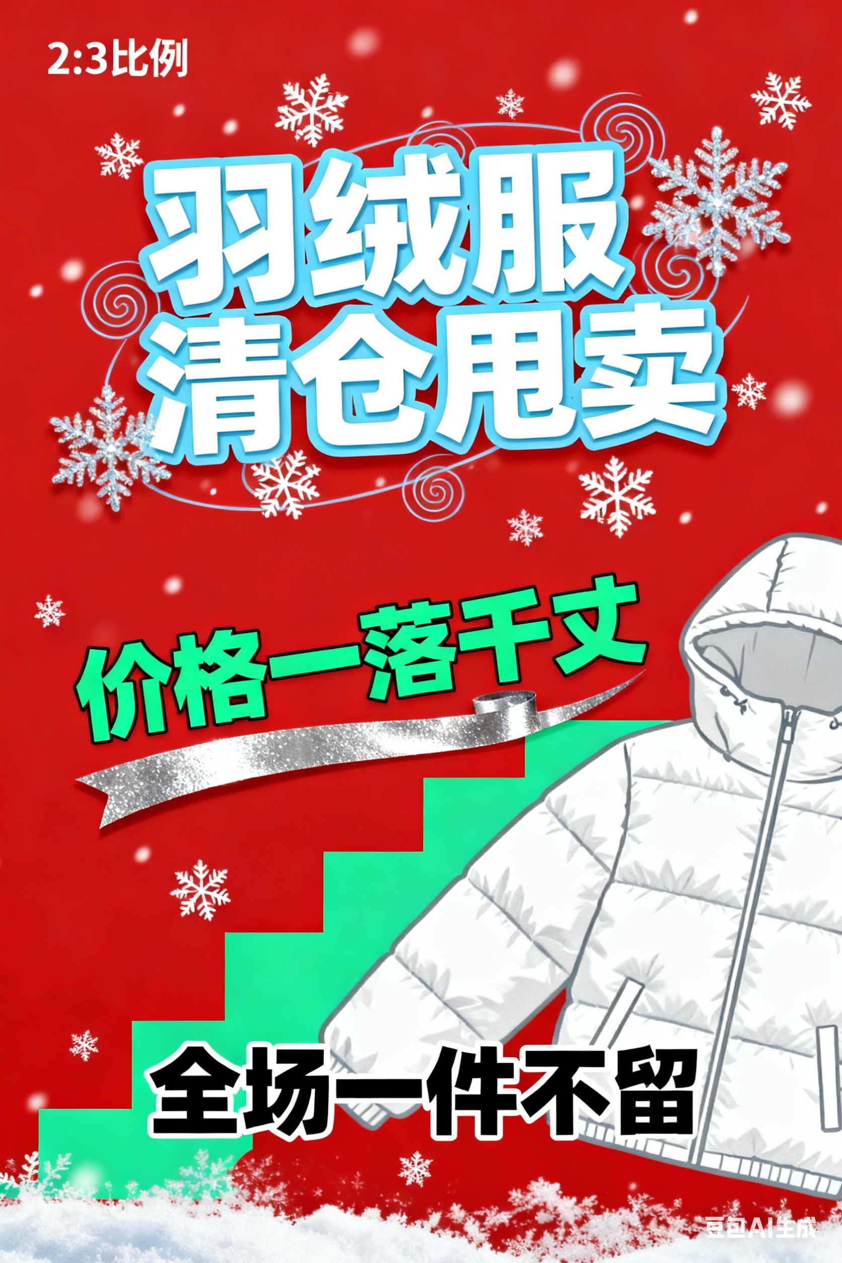 羽绒服清仓甩卖百款羽绒服