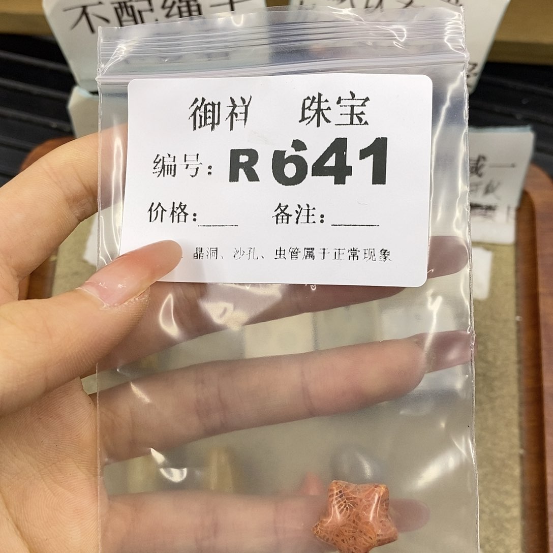 硅化珊瑚（珊瑚玉）未镶嵌颈饰简*点