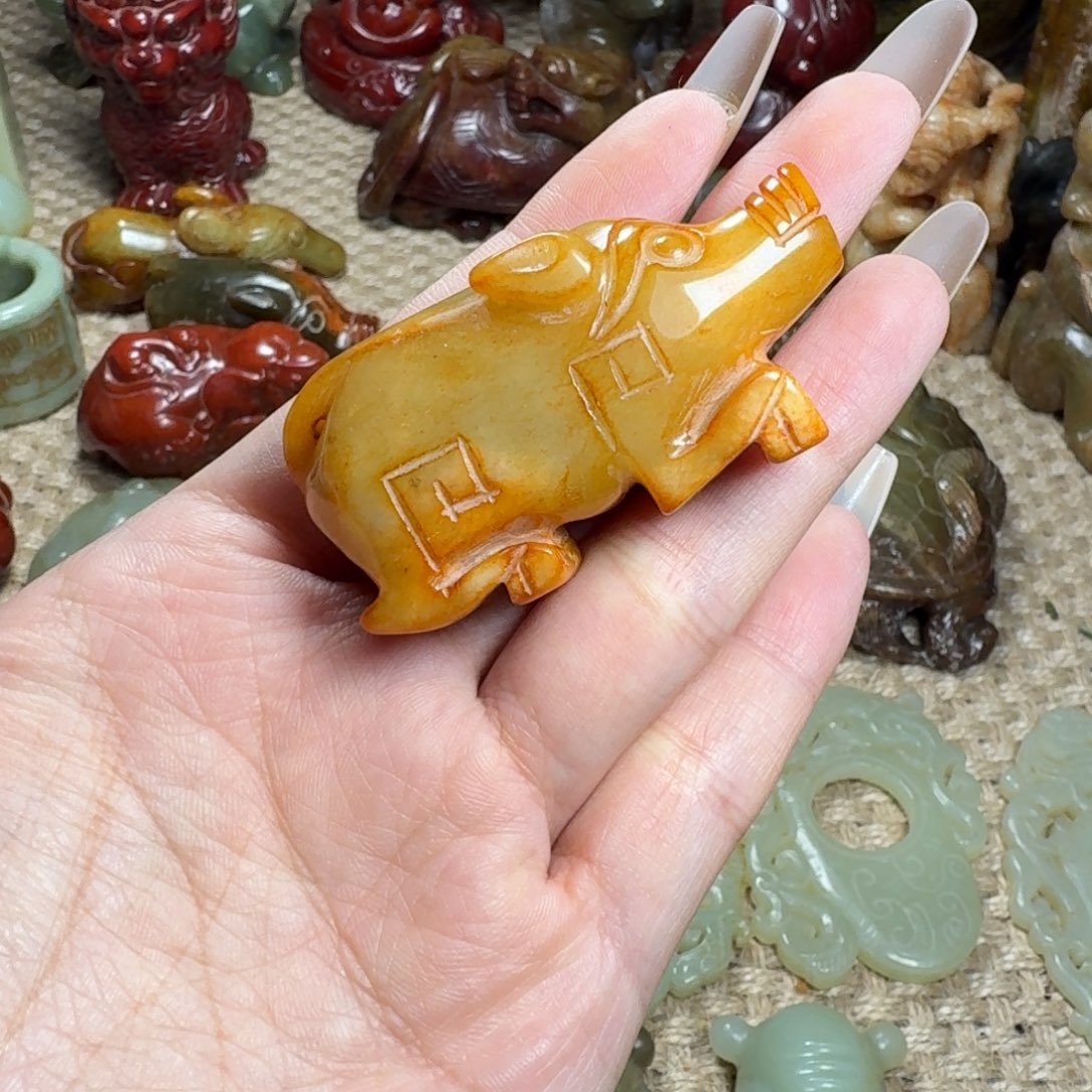 白玉菩提吊坠挂件