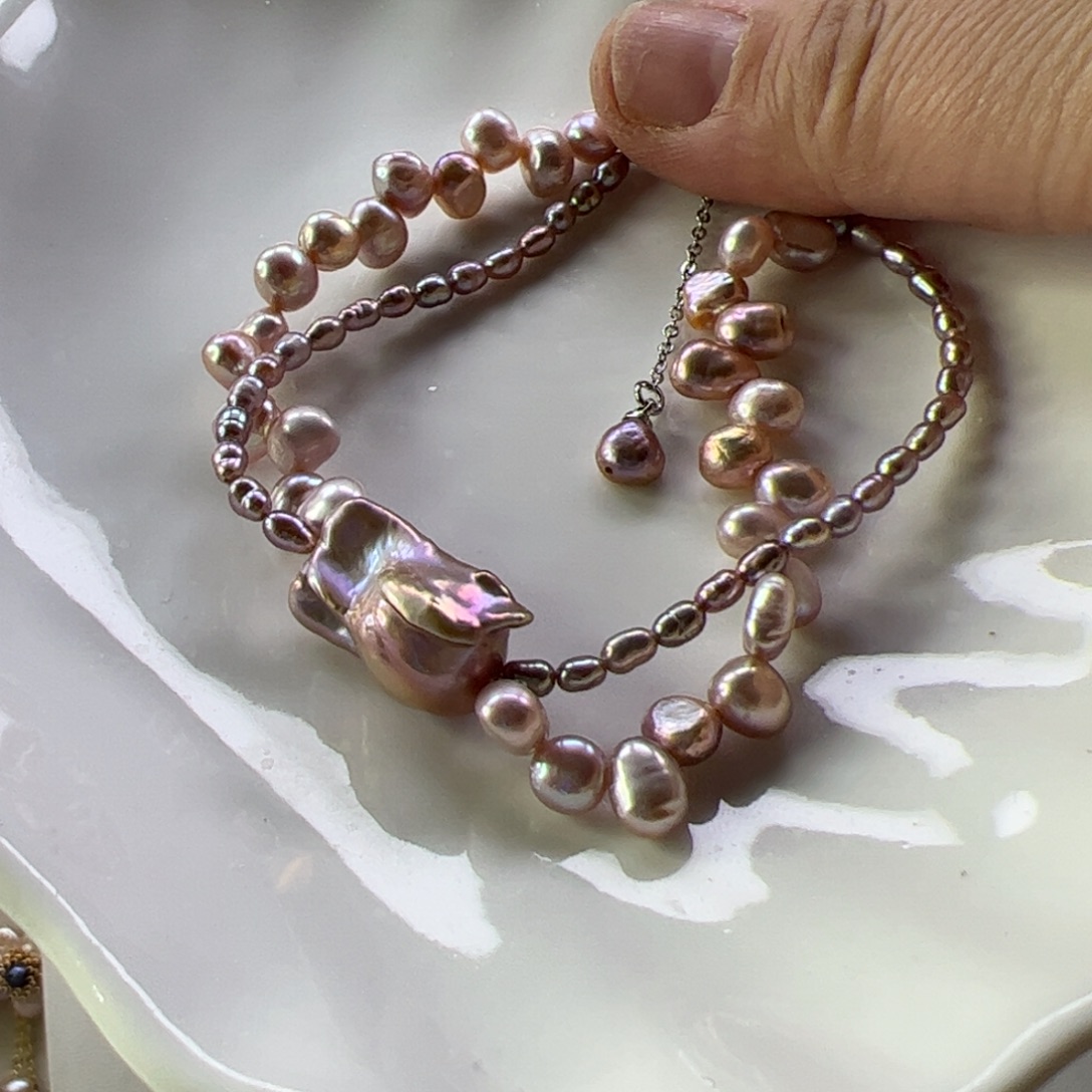 手绳淡水珍珠合金915