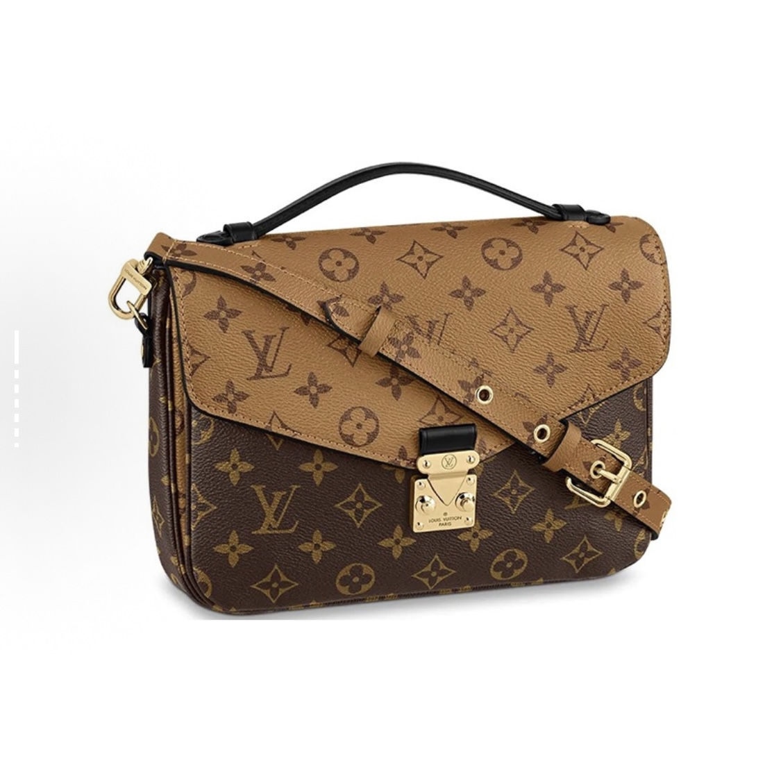 95新 LouisVuitton/路易威登 胖虎专属   路易威登老花拼色邮差