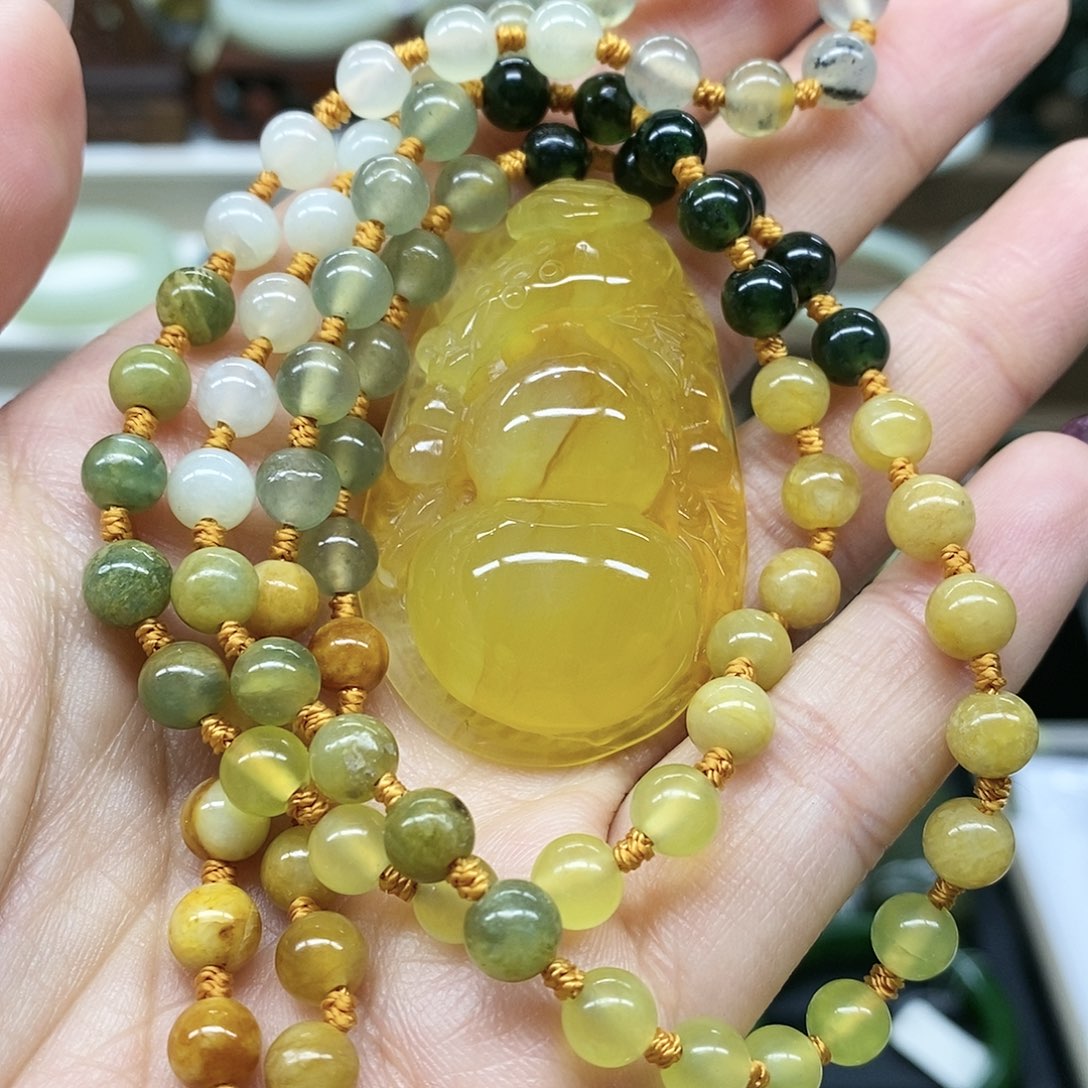 【闪购商品】岫玉颈饰未镶嵌岫玉
