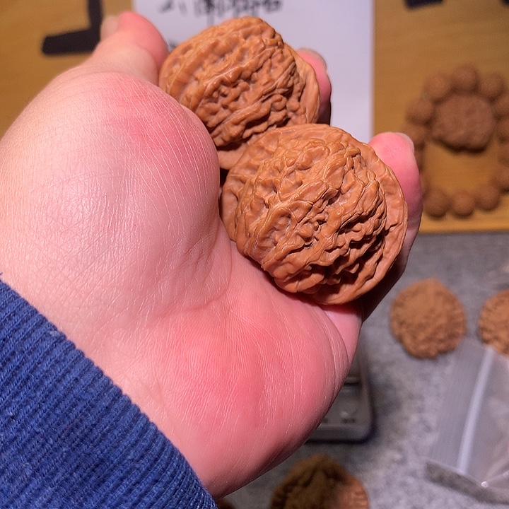 把件文玩核桃四座楼核桃