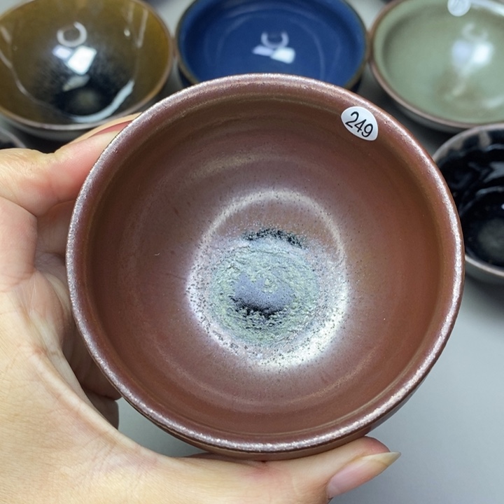 茶盏建窑建盏磨底柴烧主人杯