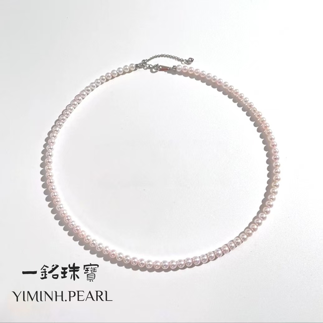 【一铭珍珠•徐总】海水akoya极光天女珍珠项链 5~6mm YMXL0032