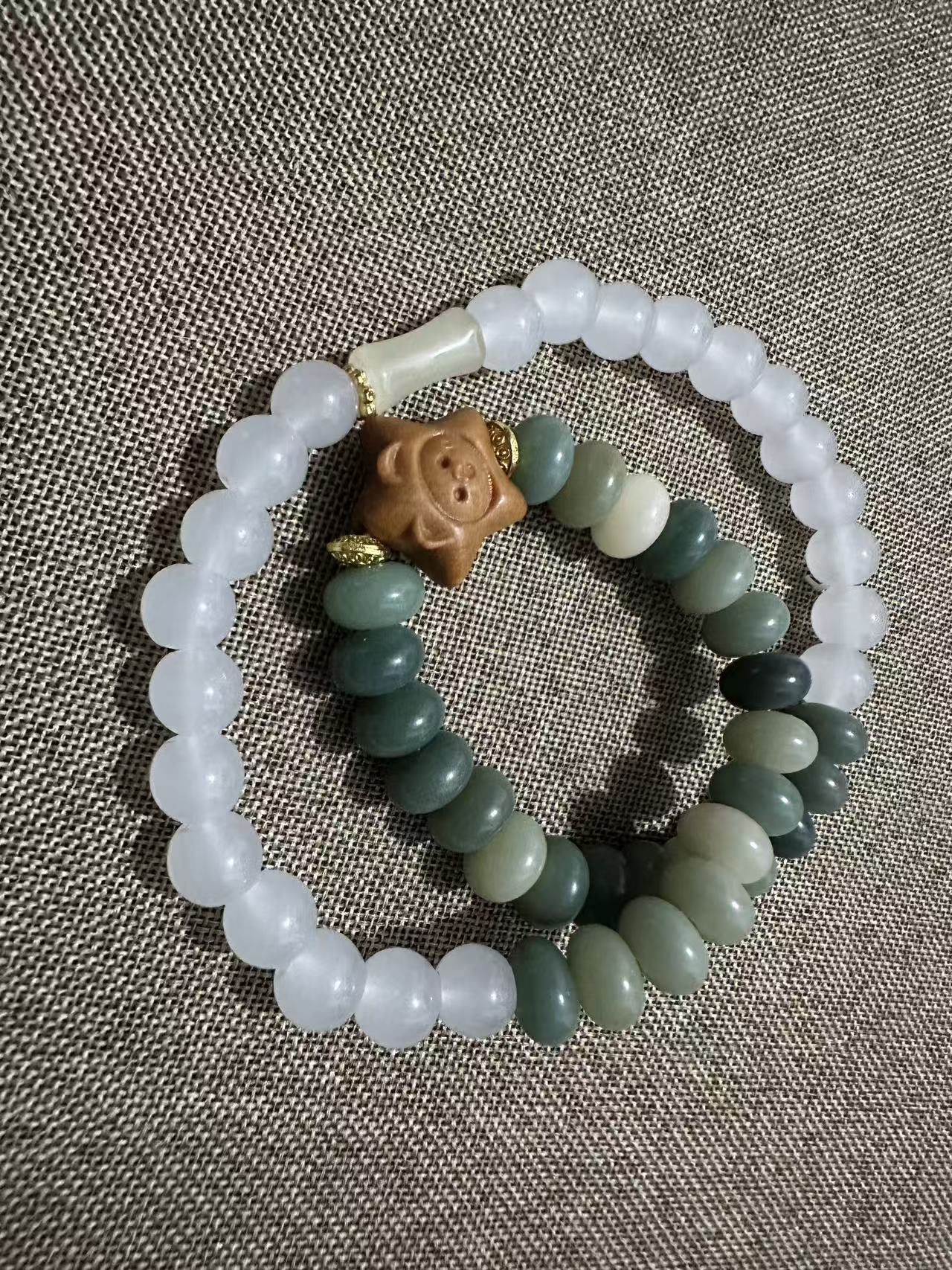 菩提双圈手串diy A17