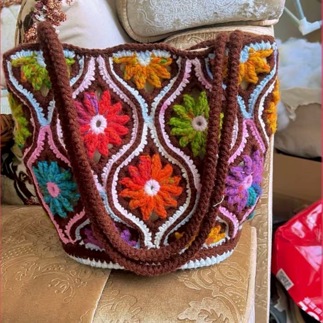 雀羽钩织包线上教程