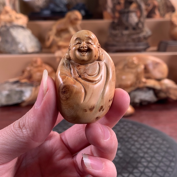 柏木（崖柏）根雕摆件