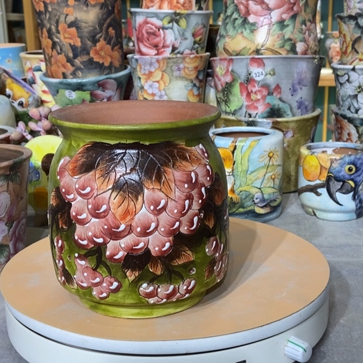 红陶景德镇艺术手绘作品