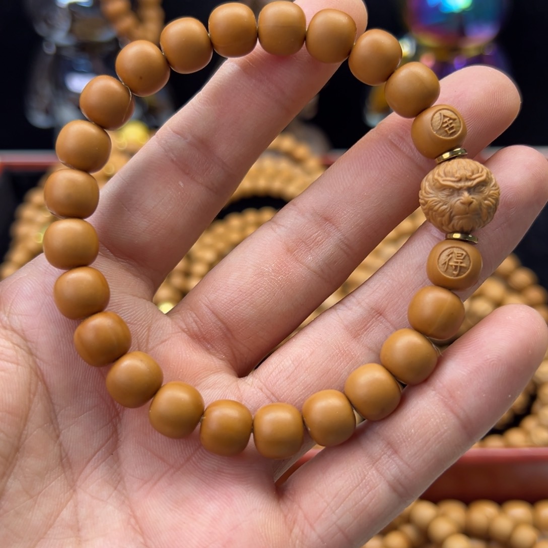 猴头核桃手串微瑕老型➕舍得刻字➕悟空