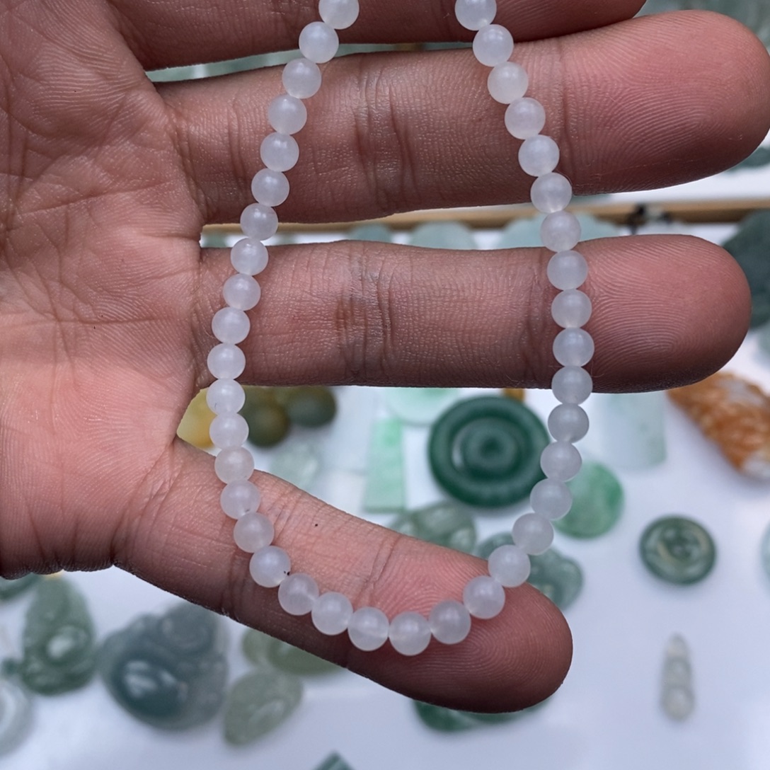 翡翠未镶嵌手链天然a货翡翠88